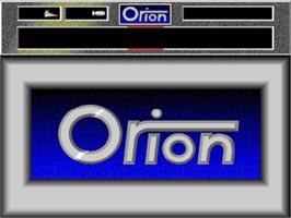 Title screen of Orion on the Acorn Archimedes.