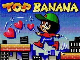 Title screen of Top Banana on the Acorn Archimedes.
