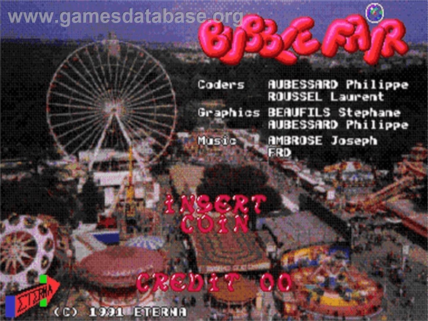 Bubble Fair - Acorn Archimedes - Artwork - Title Screen