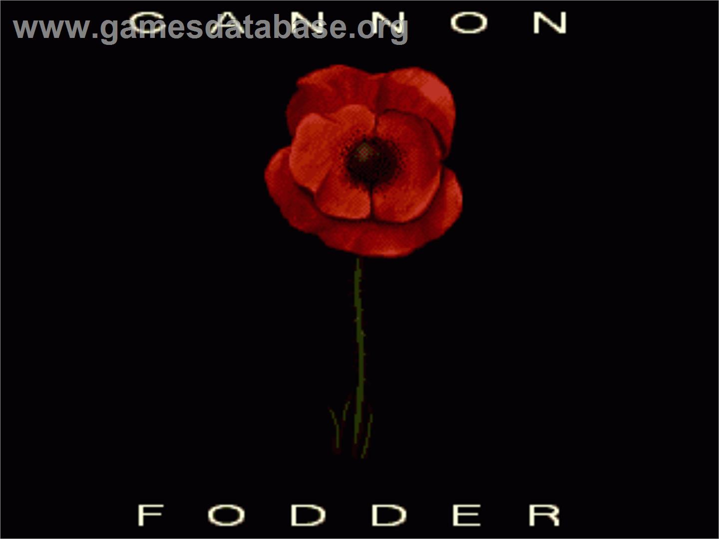 Cannon Fodder - Acorn Archimedes - Artwork - Title Screen