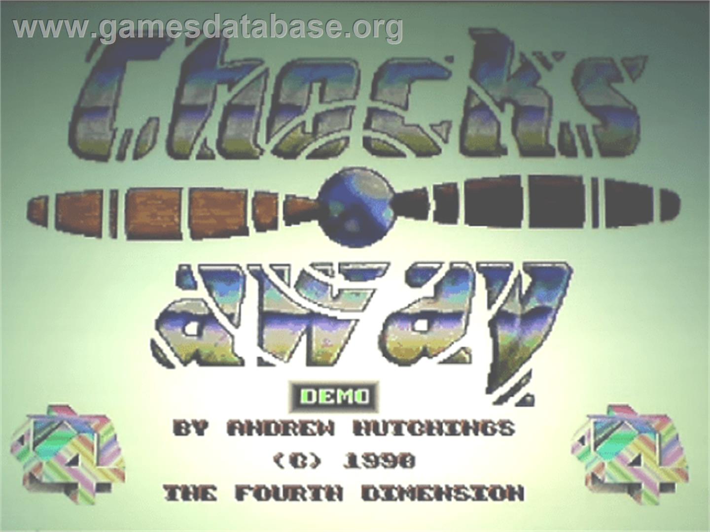 Chocks Away - Acorn Archimedes - Artwork - Title Screen
