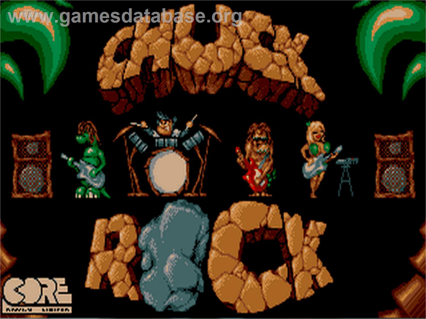 Chuck Rock - Acorn Archimedes - Artwork - Title Screen