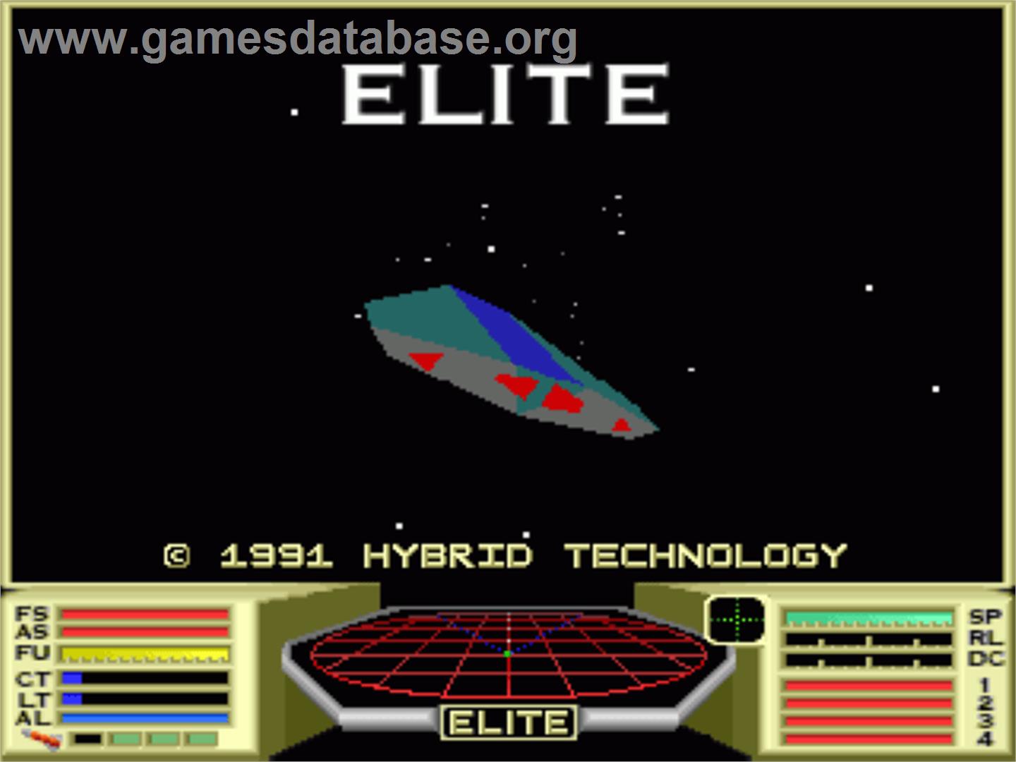 Elite - Acorn Archimedes - Artwork - Title Screen