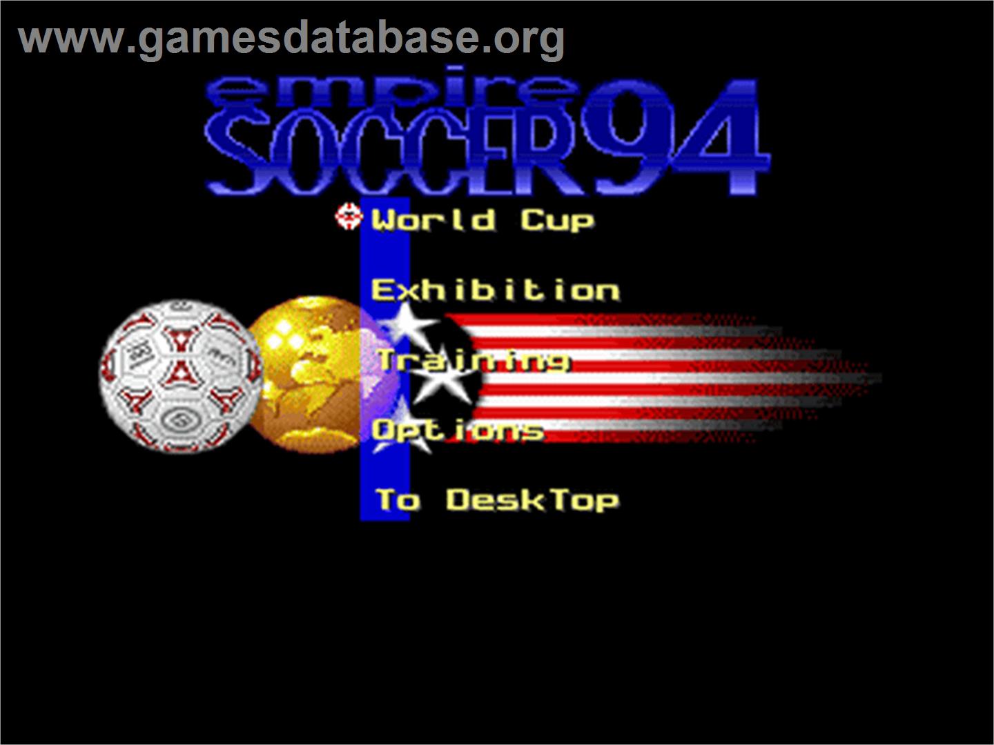 Empire Soccer 94 - Acorn Archimedes - Artwork - Title Screen