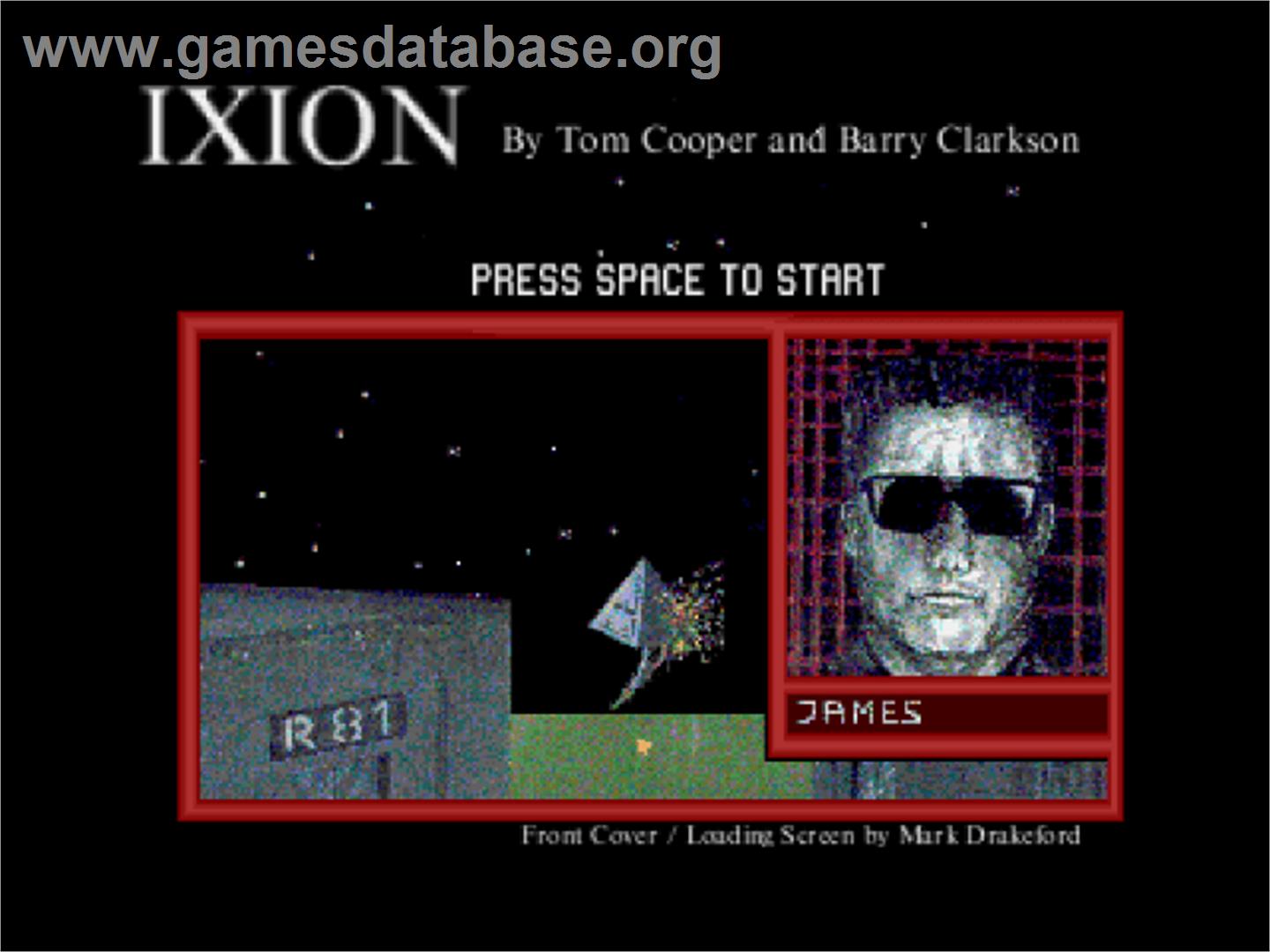 Ixion - Acorn Archimedes - Artwork - Title Screen