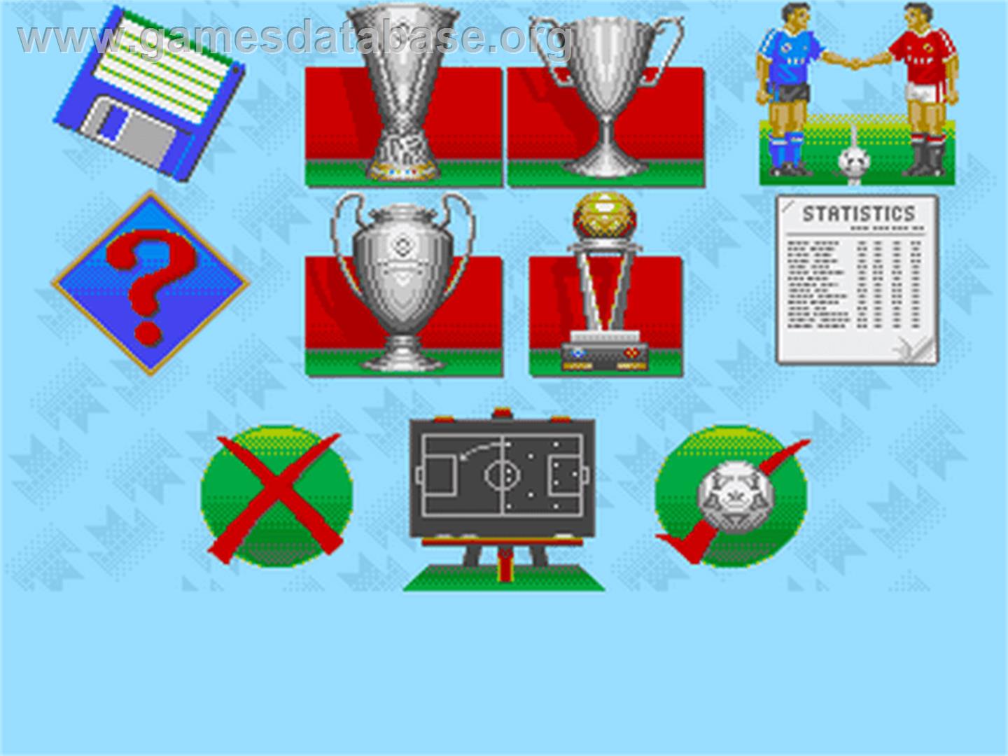 Manchester United Europe - Acorn Archimedes - Artwork - Title Screen