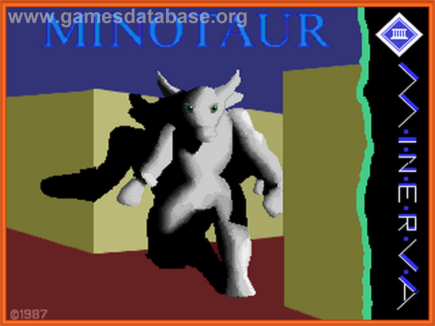 Minotaur - Acorn Archimedes - Artwork - Title Screen