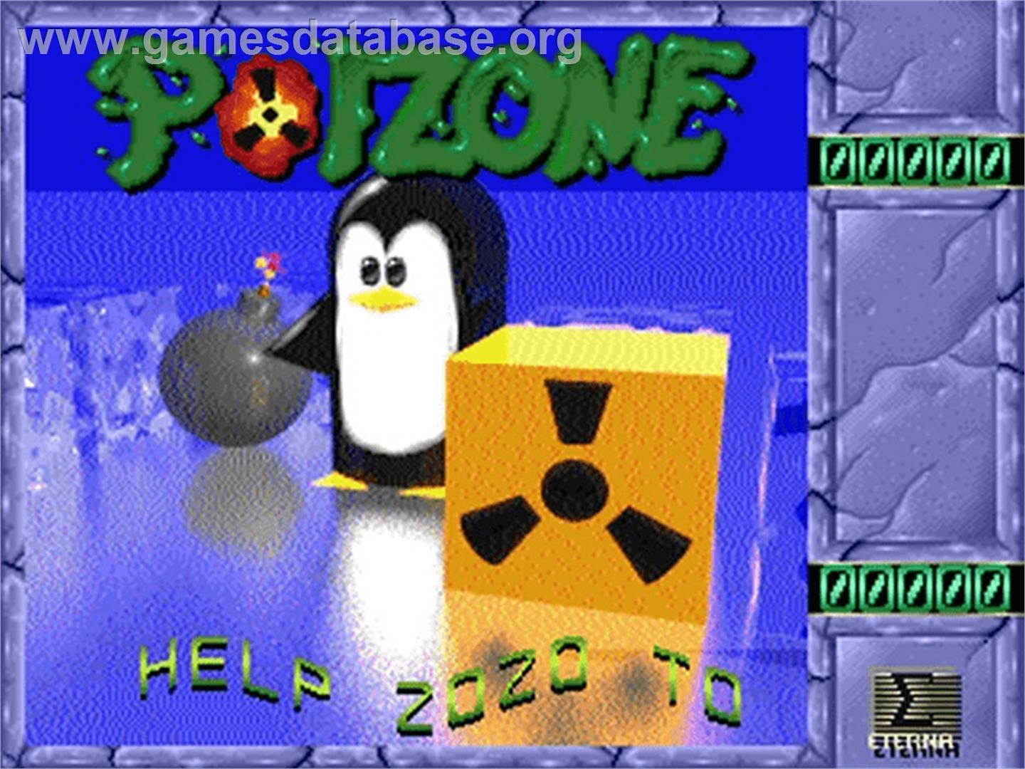 Poizone - Acorn Archimedes - Artwork - Title Screen