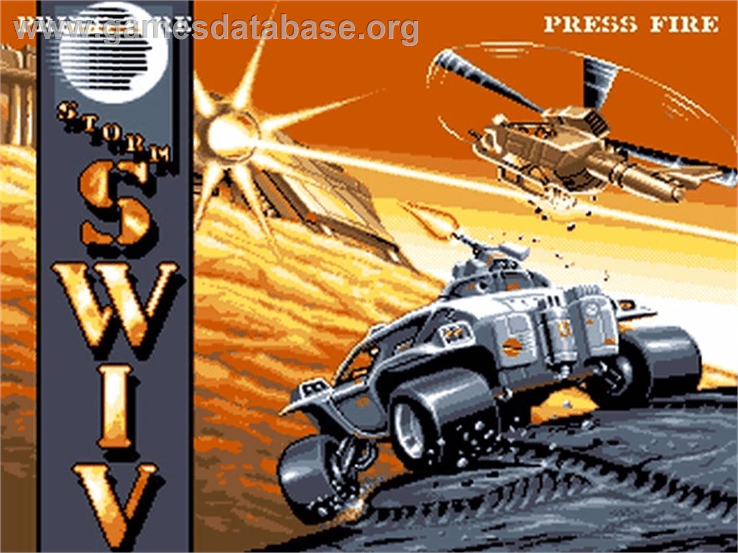 SWIV - Acorn Archimedes - Artwork - Title Screen