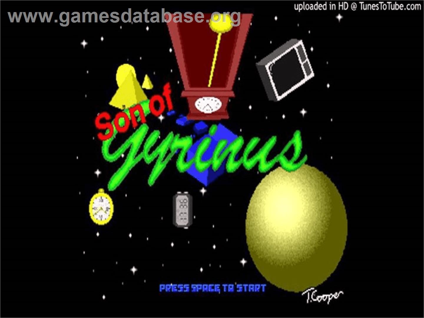 Son Of Gyrinus - Acorn Archimedes - Artwork - Title Screen