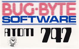 Box cover for 747 on the Acorn Atom.