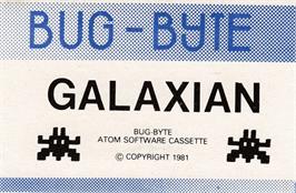 Box cover for Galaxian on the Acorn Atom.