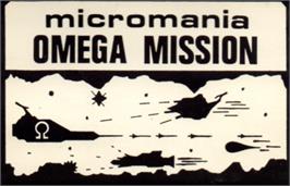 Box cover for Omega Mission on the Acorn Atom.