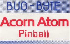Box cover for Pinball on the Acorn Atom.