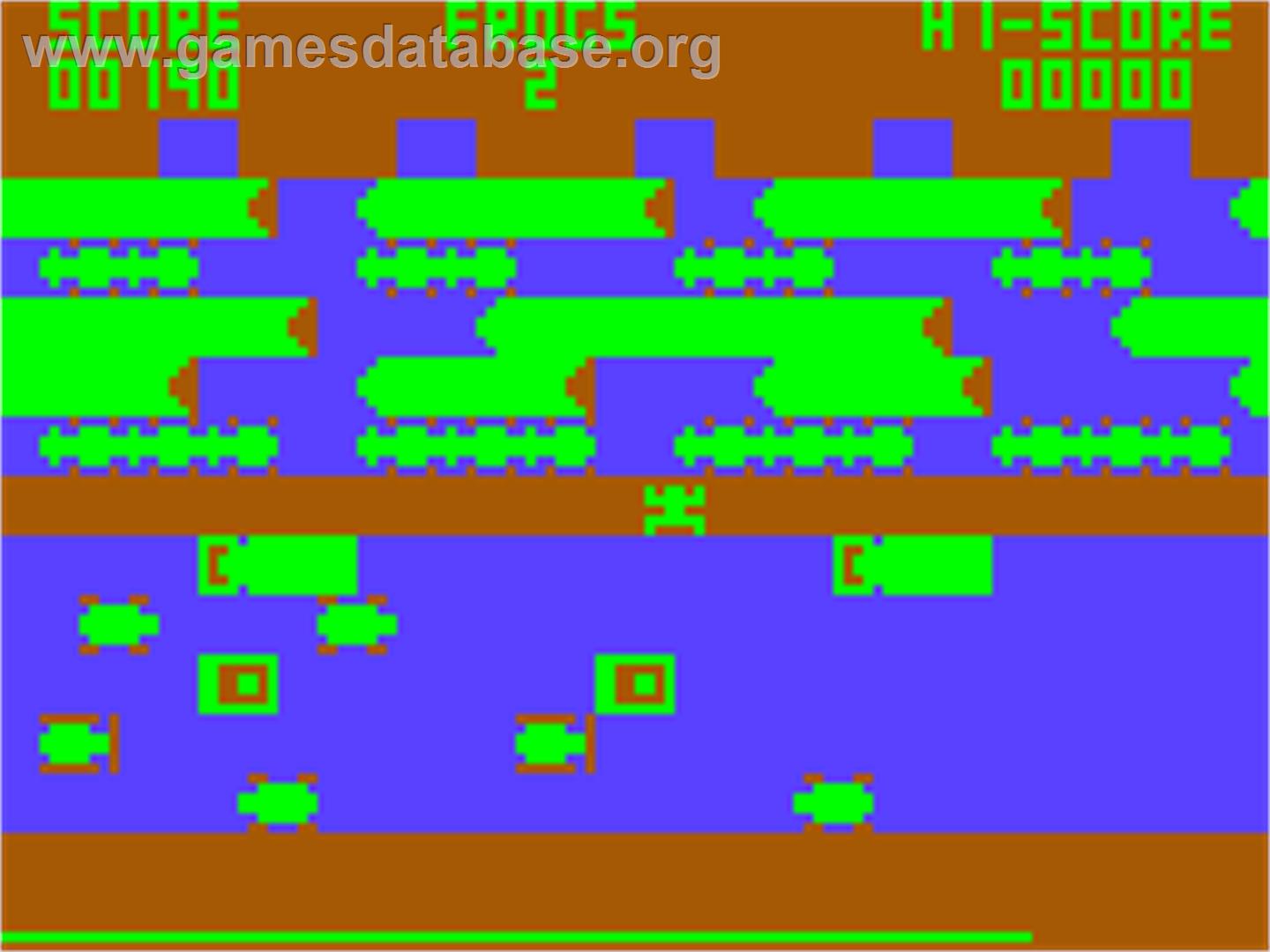 Frogger - Acorn Atom - Artwork - In Game