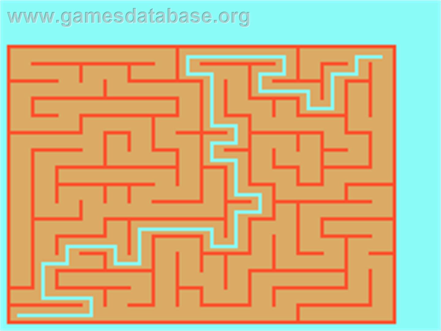 Maze Game - Acorn Atom - Artwork - In Game