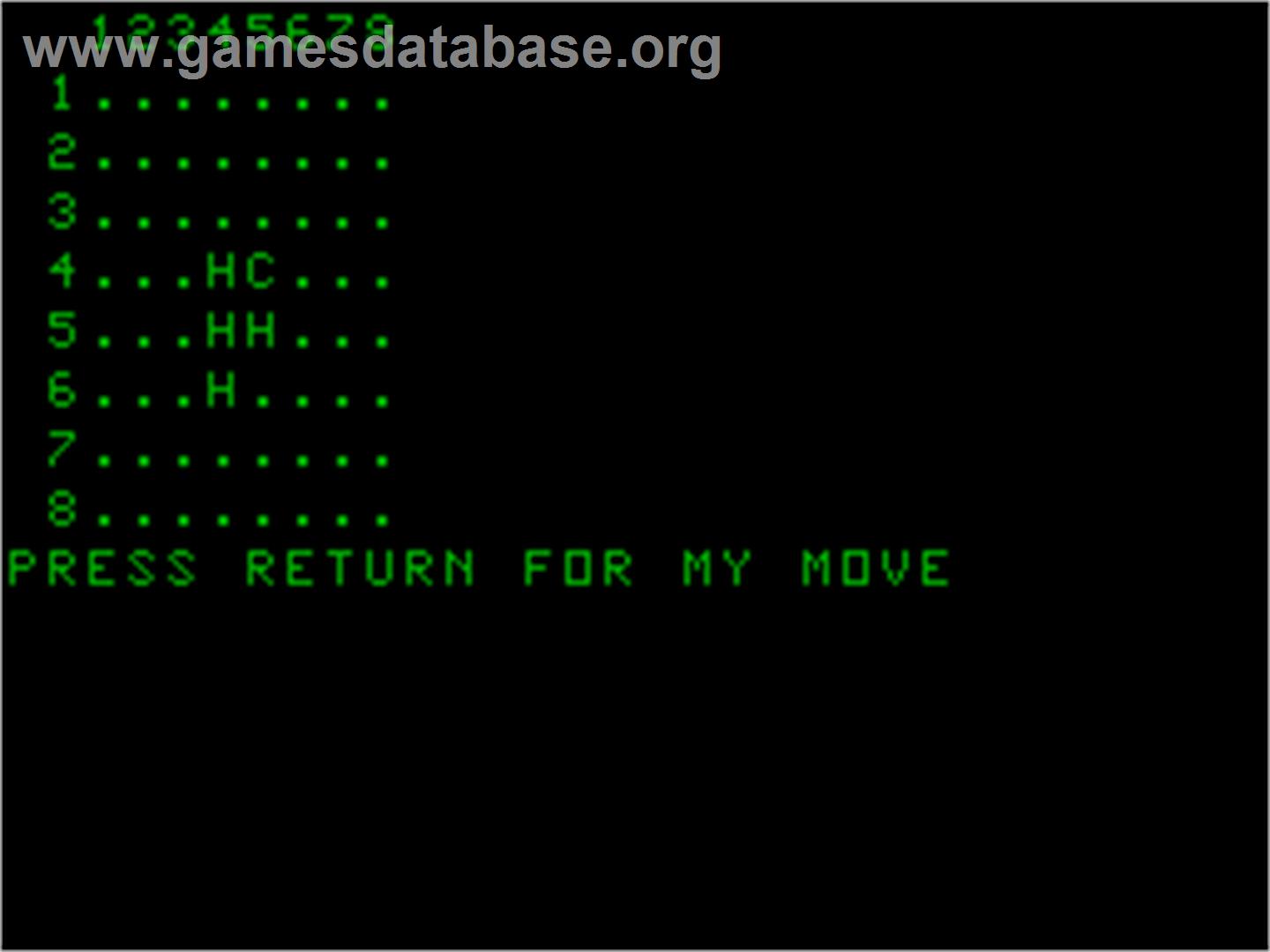 Reversi - Acorn Atom - Artwork - In Game