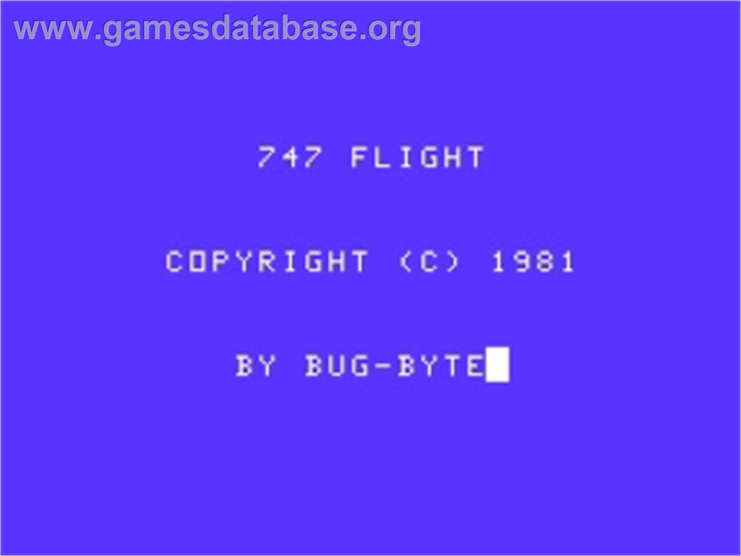 747 - Acorn Atom - Artwork - Title Screen