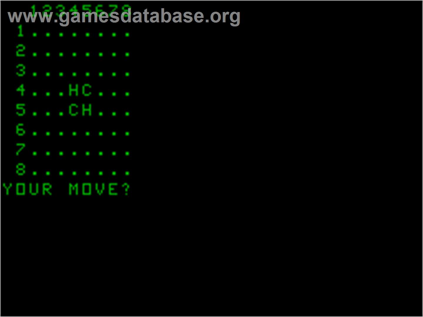 Reversi - Acorn Atom - Artwork - Title Screen