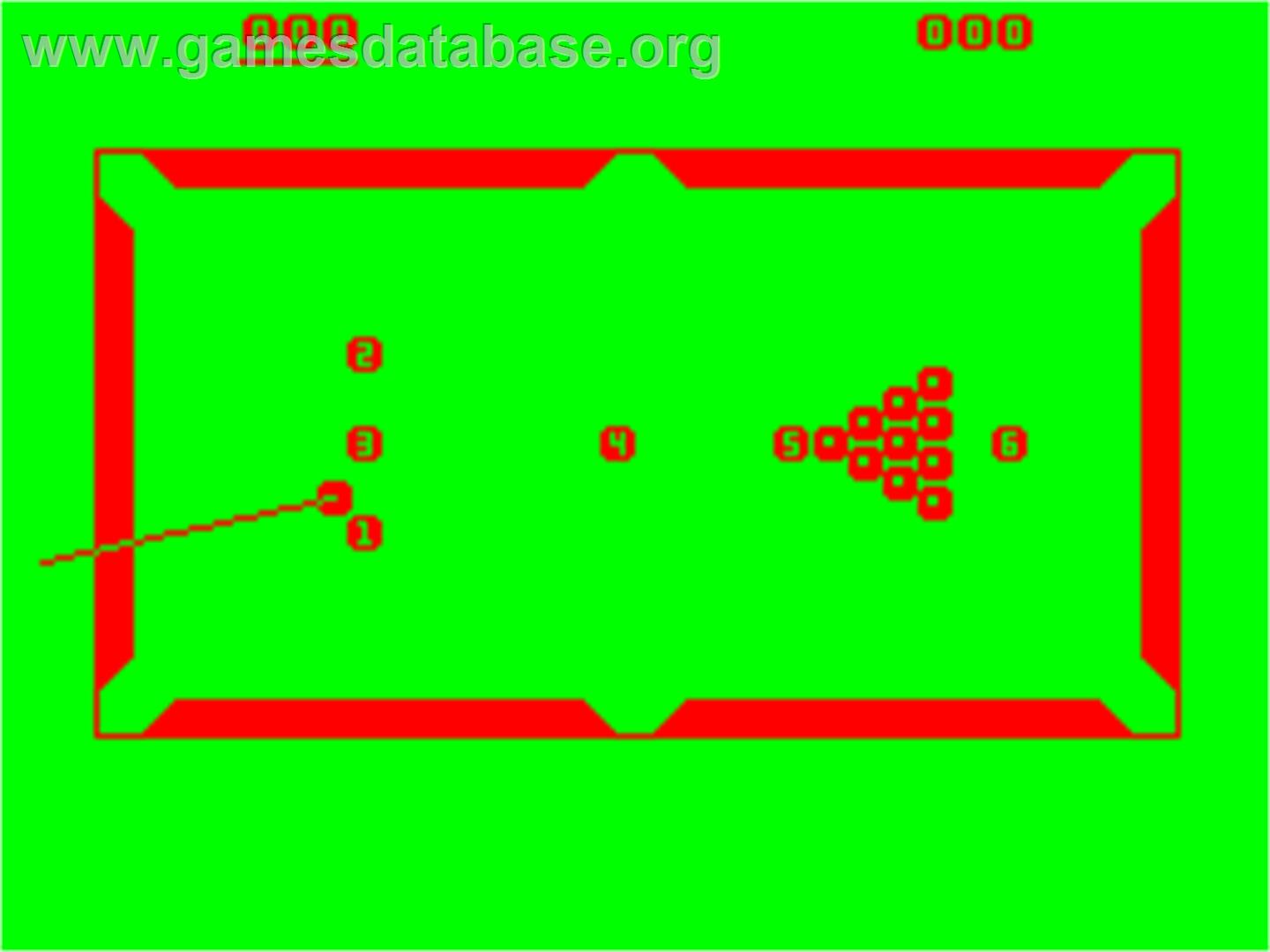 Snooker - Acorn Atom - Artwork - Title Screen
