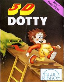 Box cover for 3D Dotty on the Acorn BBC Micro.