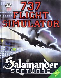Box cover for 737 Flight Simulator on the Acorn BBC Micro.