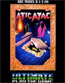 Box cover for Atic Atac on the Acorn BBC Micro.