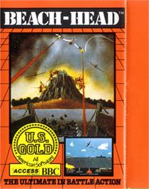 Box cover for Beach-Head on the Acorn BBC Micro.