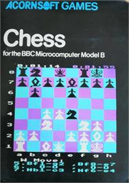 Box cover for Chess (Acornsoft) on the Acorn BBC Micro.