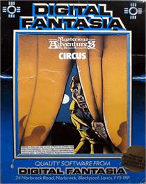 Box cover for Circus (Mysterious Adventures) on the Acorn BBC Micro.