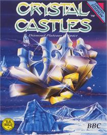 Box cover for Crystal Castles on the Acorn BBC Micro.