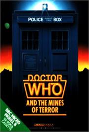 Box cover for Doctor Who and the Mines of Terror on the Acorn BBC Micro.