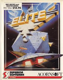 Box cover for Elite on the Acorn BBC Micro.