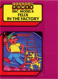 Box cover for Felix In The Factory on the Acorn BBC Micro.