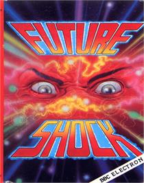 Box cover for Future Shock on the Acorn BBC Micro.