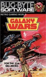 Box cover for Galaxy Wars on the Acorn BBC Micro.
