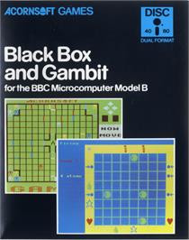 Box cover for Gambit on the Acorn BBC Micro.