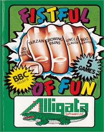 Box cover for Growing Pains on the Acorn BBC Micro.