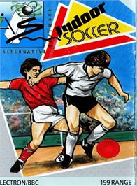 Box cover for Indoor Soccer on the Acorn BBC Micro.