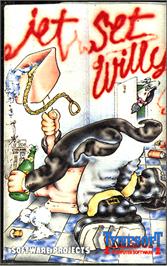 Box cover for Jet Set Willy on the Acorn BBC Micro.