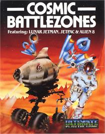 Box cover for Lunar Jetman on the Acorn BBC Micro.