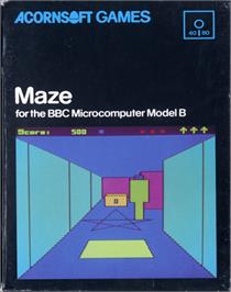 Box cover for Maze on the Acorn BBC Micro.
