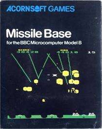 Box cover for Missile Base on the Acorn BBC Micro.
