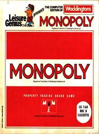 Box cover for Monopoly on the Acorn BBC Micro.