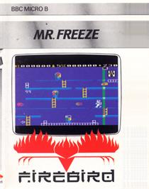 Box cover for Mr. Freeze on the Acorn BBC Micro.