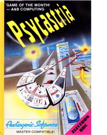 Box cover for Psycastria on the Acorn BBC Micro.