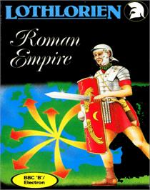 Box cover for Roman Empire on the Acorn BBC Micro.