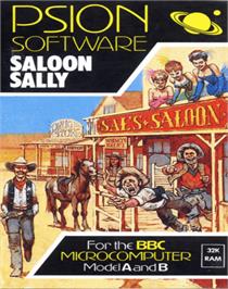 Box cover for Saloon Sally on the Acorn BBC Micro.