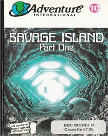 Box cover for Savage Island Part 1 on the Acorn BBC Micro.