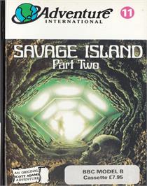 Box cover for Savage Island Part 2 on the Acorn BBC Micro.